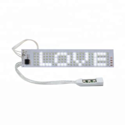 China White Flexible Led Cap 5X25pixel Button Control Panel For Shoe, Bag, Hat, Clothes for sale