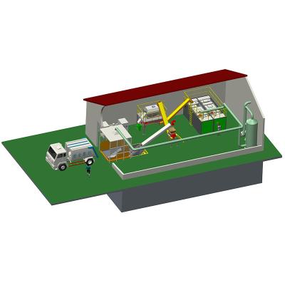 China Restaurant Large Capacity Organic Food Disposal Composting System - 10/20/30/50/100/300T for sale