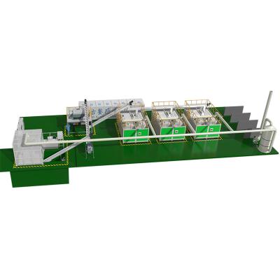 China Large capacity restaurant composting machine that turns food waste into fertilizer for sale