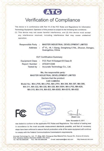 FCC - Master Industrial Development Limited