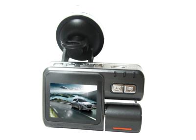 China HD 720P Car DVR Camera 2” LCD Screen Dual Rotatable Lens Wide Angle Night Vision Car Dash Cam for sale