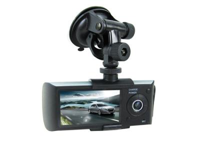 China HD 1080P Car Dash Cam With Google Maps GPS Navigation Tracking , 2.7” Dual Lens for sale