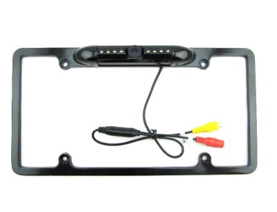 China Waterproof Vehicle Reversing License Plate Backup Camera LED Night Vision for sale