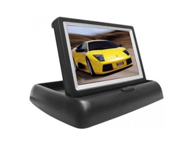 China Digital TFT LCD Monitor 4.3 Inch , Car Rear View 2 Video Input Auto LCD Monitor for sale