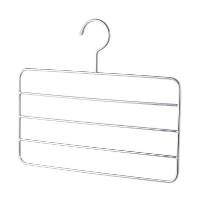 China Durable High Quality Stainless Steel Trouser Rack Four Layer Trouser Rack For Storage for sale