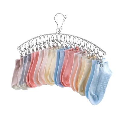 China Hot Sale Household Modern Hangers For Fabrics Clothes With 20 Staples Modern Hanger Hooks for sale