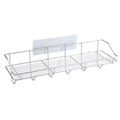 China Sustainable the new stainless steel shelf with six hooks is easy to use and can be used in the bathroom for sale