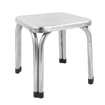 China (Height) adjustable reliable square stainless steel stool is easy to use for sale