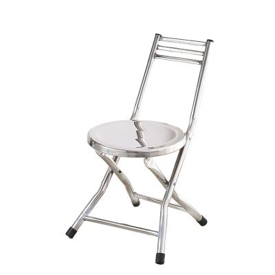 China Adjustable (height) the new stainless steel folding chair is trustworthy in quality for sale