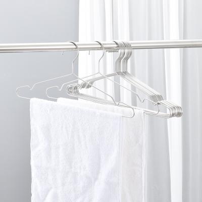 China Sustainable multifunctional stainless steel hanger for children and adults for sale