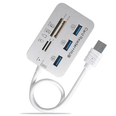 China USB 3.0 7-Port USB 3.0 Portable Micro USB 3.0 Hub Compact SD TF M2 Usb Hub USB 3.0 for sale