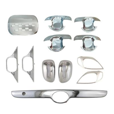 China ABS Good Quality Car Exterior Accessories Auto Chrome Set For 2001 Car Model Car ABS Chrome Full Set for sale