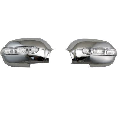 China With Car Light Exterior Accessories Good Quality Chrome Led Auto Mirror Cover For 1996 Year Auto Rearview Mirror Cover With Led Light for sale