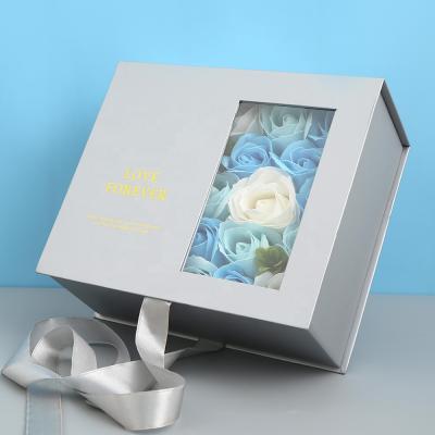 China Recycled Materials Wholesale Gift Boxes Valentine Flower Box Surprise Cadbury Roses Flower Gift Packaging Macallan Box for sale