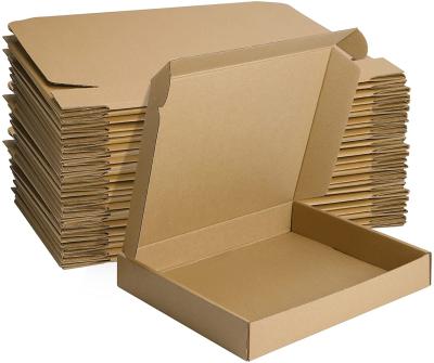 China Recycled Materials Wholesale Shipping Packaging Paperboard Clothing Kraft Corrugated Paper Mailer Box for sale