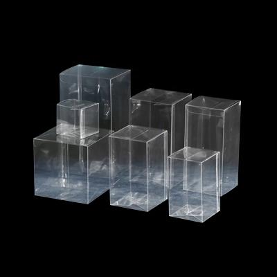 China Recyclable Clear Vinyl PVC Box Packaging Transparent Folding Packaging Plastic Boxes for sale