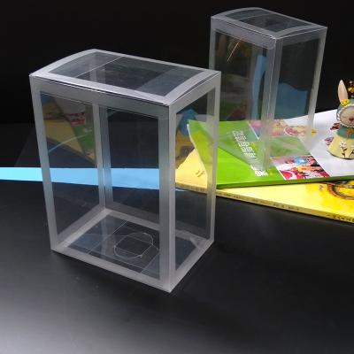 China Custom Wholesale Frosted Recyclable Plastic Frosted Translucent Box Gift PVC Translucent Packaging Box for sale