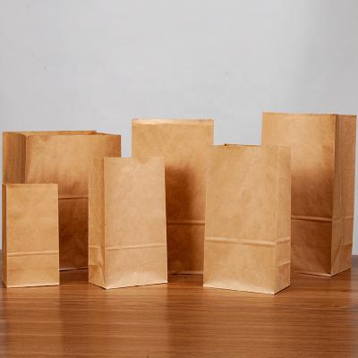 China Custom Recycled Coated Oilproof Toast Bread Cake Bag Food Packaging Bag Paper Materials Packaging Bag for sale