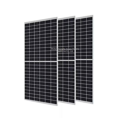 China Solar Power System Factory Supply China High Quality Half Piece Single Glass Ten Grid Assembly Solar Panel silicon 535-550W Monocrystalline for sale