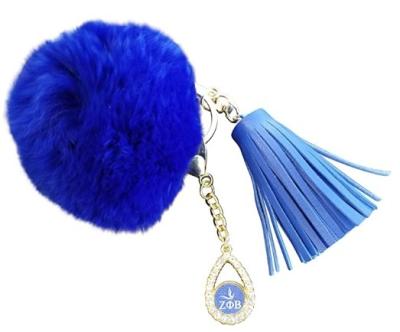 China Promotion Gift Tassel Keychain With Puff Ball For Women Bag Charm Car Pendant Wedding Favors Ladies Gifts Souvenirs for sale