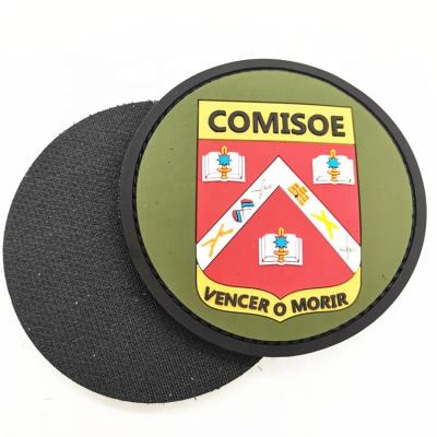 China Rubber 3D Flag Belgium France UK Portugal America 3D PVC Patches Women Apparel Embroidery Patches for sale