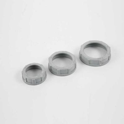 China High Quality Customized Size Plastic PVC Bushing Female Screw Engineering Plastic Conduit Bushing for sale