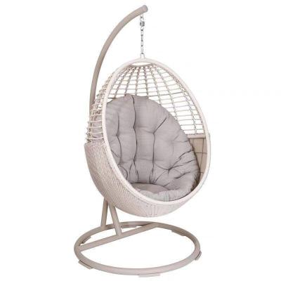 China Contemporary High Quality Aluminum Rattan Frame Egg Swing Chair Outdoor Hammocks Garden Outdoor Home Swing Chair for sale