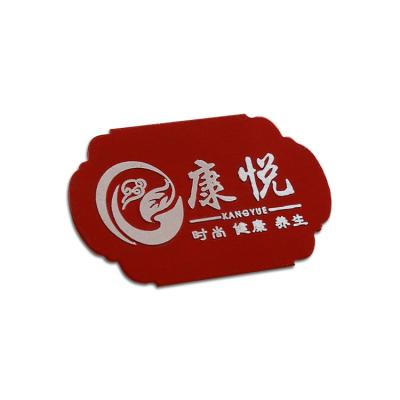 China Europe die cast stamping forging aluminum nameplate metal brand logos badge and emblem, badge and emblem holiday decoration and gift HL-HJ0055 for sale