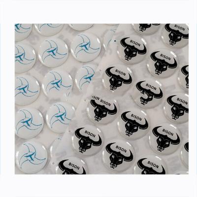 China Heat Sensitive Custom Epoxy Resin 3D Dome Label Stickers With Self Adhesive for sale