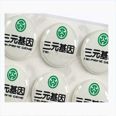 China Custom 3d Heat Sensitive Bond Logo Dome Resin Epoxy Dome Sticker UV Epoxy Doming Label Sticker for sale