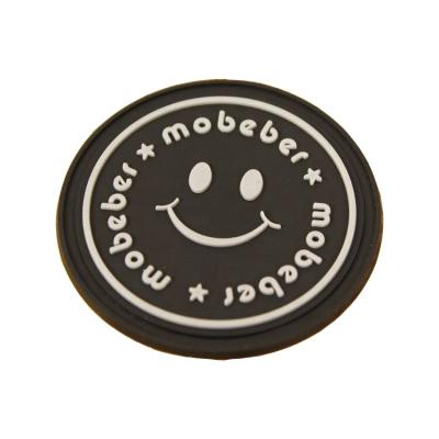 China Viable Label Logo Patches Garment Labels Garment Shoes Bag Suitcase Accessories OEM Round Soft PVC Logo Large Custom Rubber 3d Rubber for sale