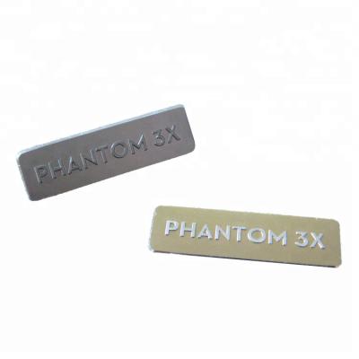 China Scratch Off Custom Good Quality Best Price Adhesive Aluminum Metal Nameplate for sale