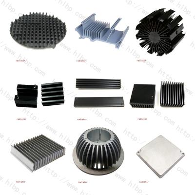 China Equipment Custom Aluminum Radiator Extruded Case Parts Extruded Aluminum Profile Radiator for sale