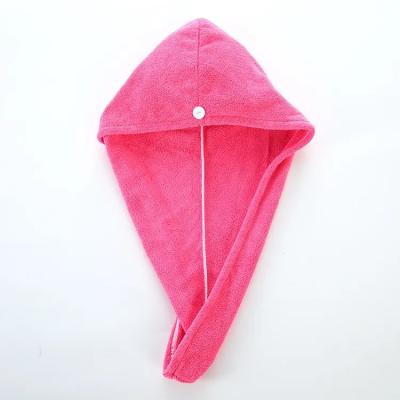 China New Product QUICK DRY Micro Soft Fiber Towels For Hair Turban Towel High Quality Hair Drying Towel Quick Dry Hat for sale