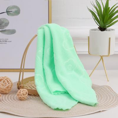 China QUICK DRY Coral Velvet Towel Set Absorbent Thick High Quality Gift Towel for sale