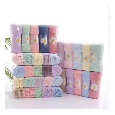 China Small Size Face Towel Solid Color Face Towel QUICK DRY Simple Soft And Skin-Friendly Eco-Friendly Hand for sale