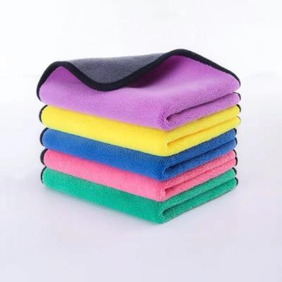 China New Easy Viable Clean Car Care Washing Microfiber Polishing Thick Plush Washing Dry Towel Cleaning Cloths for sale