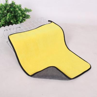 China Sustainable High Quality Microfiber Cloth Car Cleaning Microfiber Towel Car Drying Absorbent Towel for sale