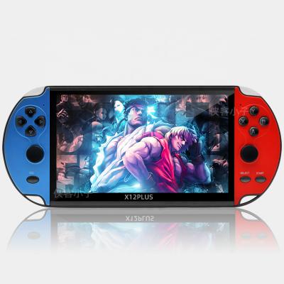 China Game Playing X12 Plus 7inch Big Screen Retro Gamed Console Support TV OUTPUT For Handheld Games Player for sale