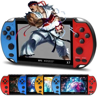 China Game Playing Portable Console Game X7 Retro 4.3inch HD Screen With 1000 Games For Handheld Game Player for sale