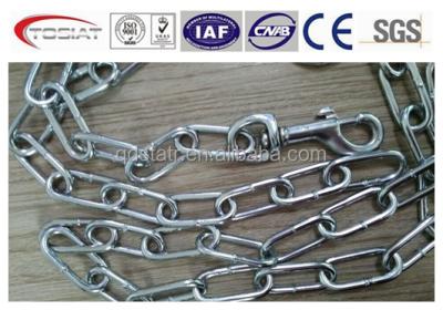 China Drag Chain Lower Price Iron Chain Metal Chain Galvanized Long Link Chain for sale