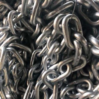 China Drag Chain Link Anchor Chain Stud Weld Link or Studless Chain for sale