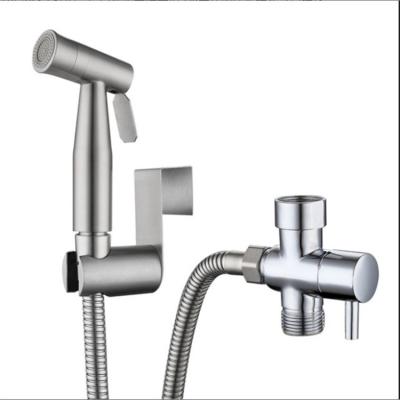 China Modern Handheld Sprayer Hose Sprayer Set Bathroom Toilet Stainless Steel Stainless Steel Bidet Set for sale