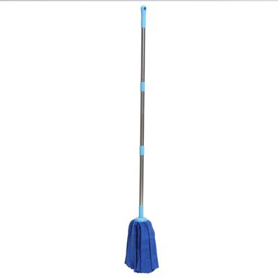 China China Sustainable Professional Blue Round Microfiber Manufacturers Small House Microfiber Mop for sale