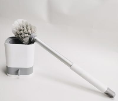 China Household Toilet Cleaner Brush Modern Hot Selling Toilet Brush And Round Toilet Brush With Holder Set for sale