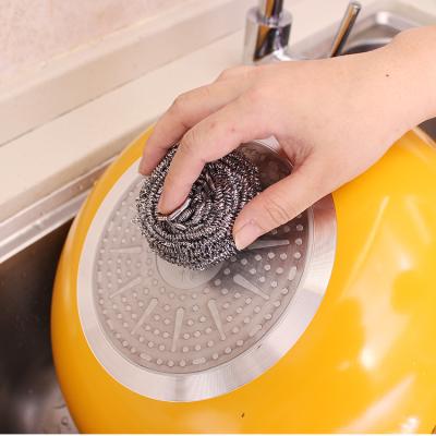 China Sustainable Kitchen Scrubber Wire Stainless Steel Ball Kitchen Scourer Cleaning Steel Wool for sale