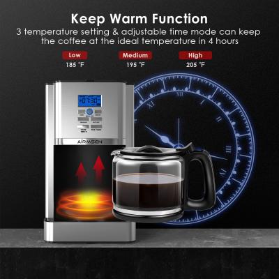 China Hotel programmable coffee maker 12 cup stainless steel coffee machines for sale