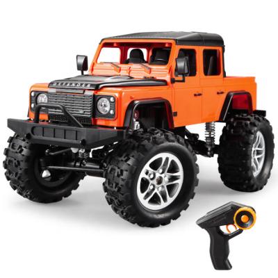 China RC Model RTS 1:14 4WD 4.8V/600mAh 2.4G Simulation Land Rovers Pickup Remote Control Rock Crawler With Headlights RC Toy Car Wholesale for sale