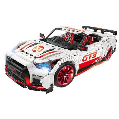 China Construction Toy Wholesale 3408 PCS MOC 1:8 Technic Motor Bricks RC Car Racing Car Kids Building Blocks Technic Fast Automobile Toys for sale