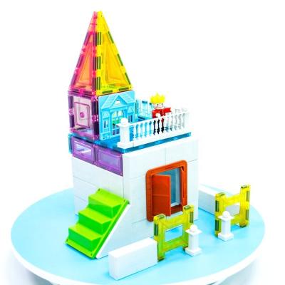 China Magnetic STEM Brick Tiles Building Blocks Children DIY Toys Amazon Hot Sale Building Blocks for sale